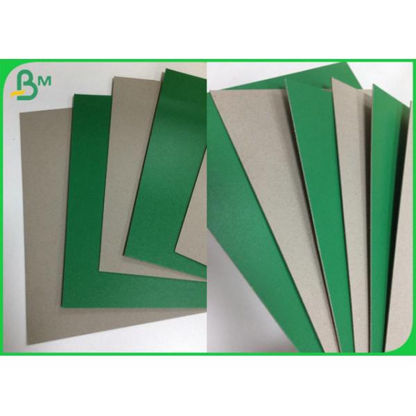 Grueso 1.2M M 1 tablero revestido del atascamiento de libro del verde del lado para la fabricación del rompecabezas