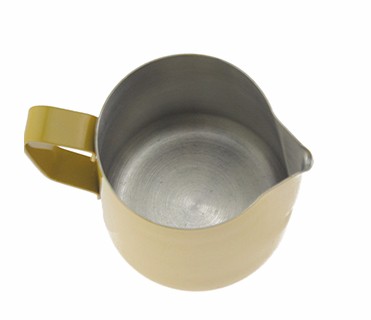 2017 new design coffee accessory colorful stainless steel milk jug milk pitcher