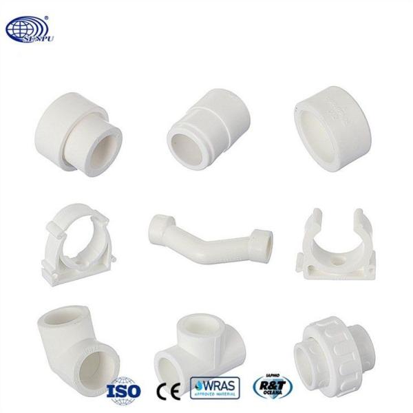 White Color PN20 PN25 Water Pipe PPR Fittings For Garden