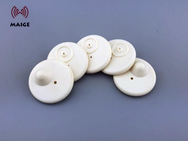 EAS Retail Security Beige Color RF Hard Tag 8.2MHz R50 For Clothes Display