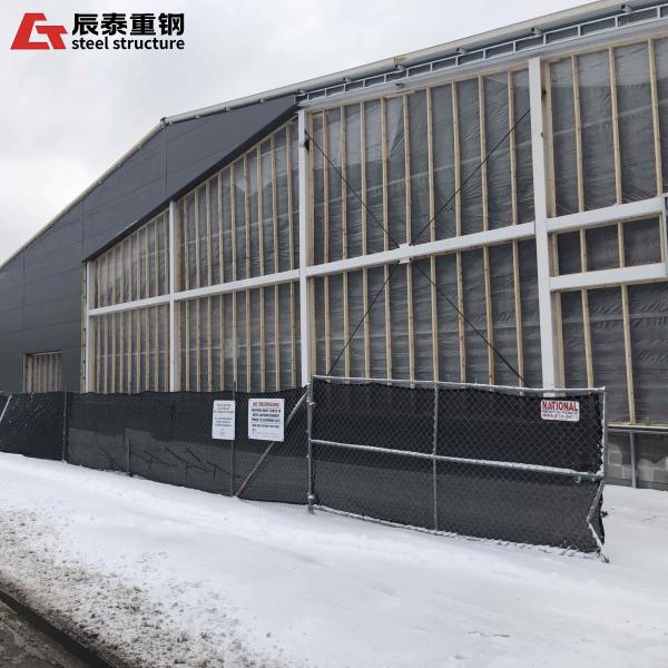 Q235 Galvanized Steel Structure Workshop Metal Frame Warehouse Wind Resistant