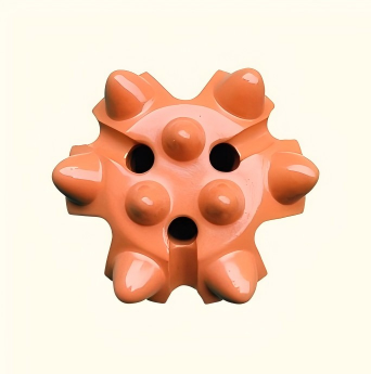 45mm R25 Semi Ballistic Button Bit With Tungsten Carbide Buttons For Top Hammer Rock Drilling