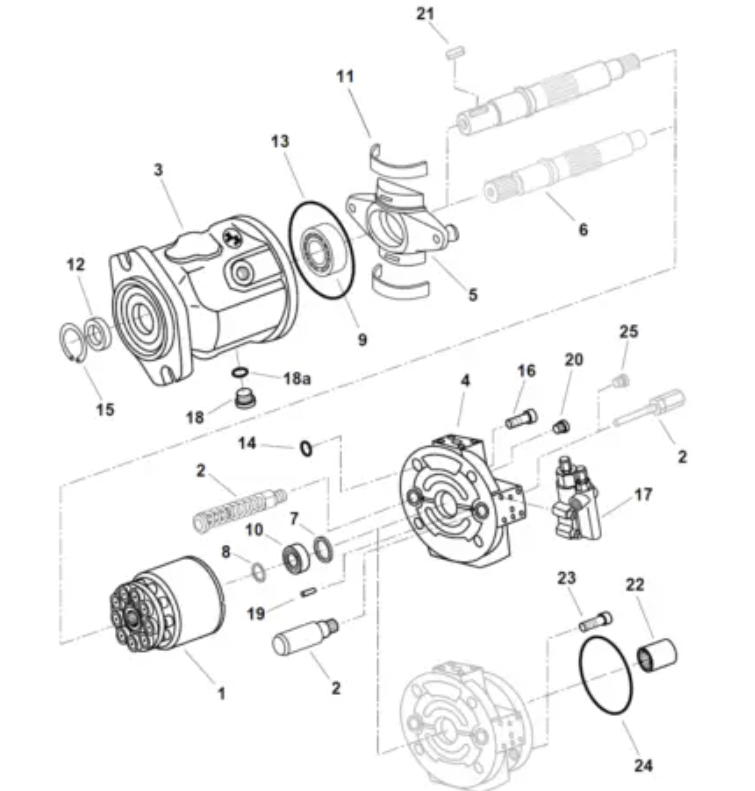 A10VSO Series Rexroth Hydraulic Pump A10VSO18 A10VSO28 A10VSO45 A10VSO71 A10VSO100 Hydraulic Piston Pump Parts