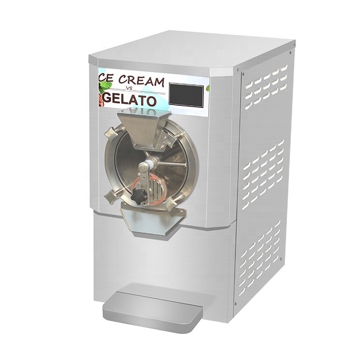 Ce Certified Italian Ice Cream Batch Freezing Commercial Desktop Hard Ice Cream Machine