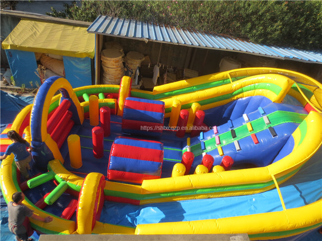 Factory Price Durable PVC Inflatable Obstacle Course Kids Inflatable Bounce House for Party Rental