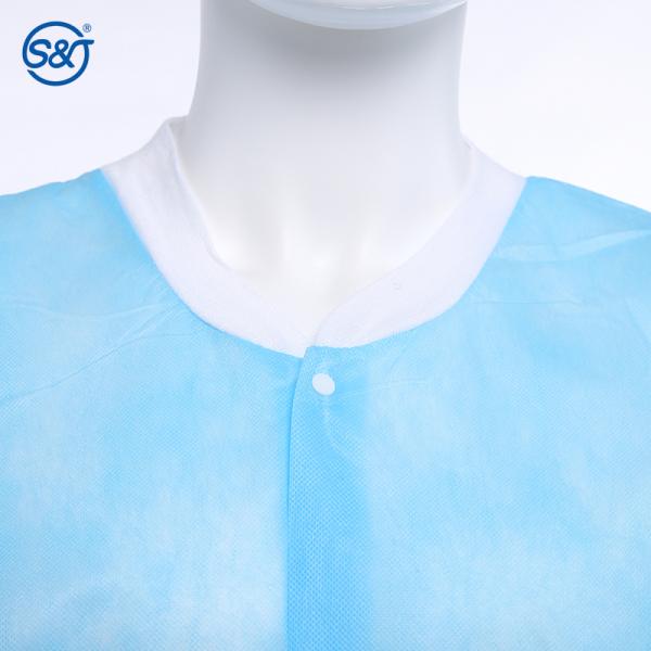 OEM disposable lab coat  antistatic lab coats with collar
