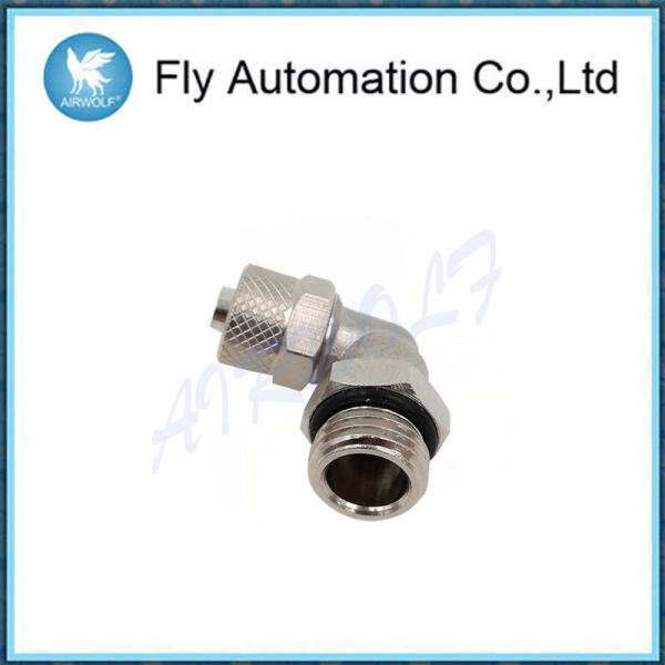 Штуцеров соединителей шарнирного соединения спринт локтя серебристых пневматических мужской 1541 серия