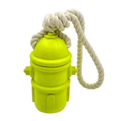 Jouet pour chien en caoutchouc en forme de borne-fontaine, jouet à mâcher durable pour chiens