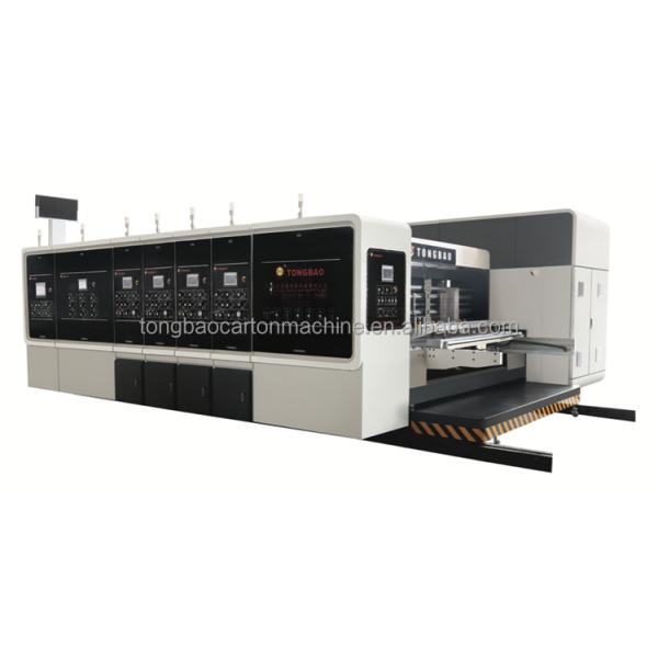 220V/380V/440V Картонный принтер с вращающейся резачкой и вибрационным стекером