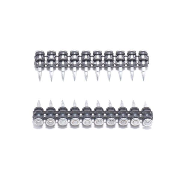 Rust Resistant Flat Head Cold Galvanized Steel Concrete Nails / Row Nails