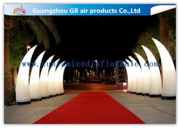 Inflatable Ivory Christmas Lights Decorations With LED Light For Holiday / Party