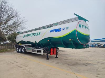 45CBM 4 Compartment 3 Axle Tanker Semi Trailer Heavy Duty Stability Meets Multi Product Fuel Efficiency
