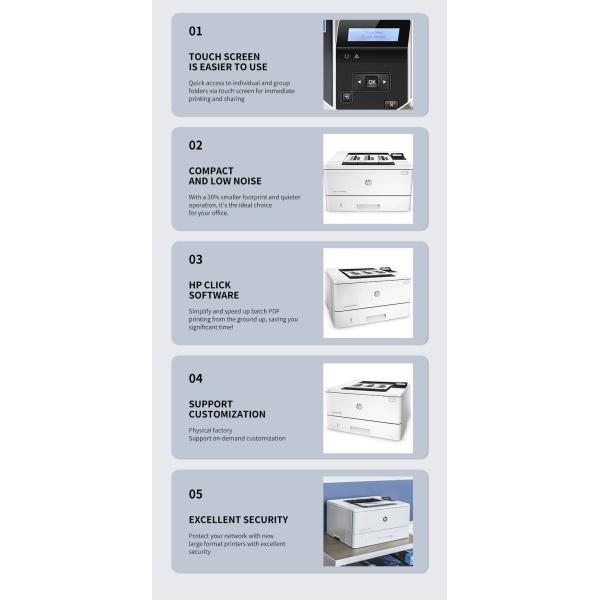 Black and White A4 Laser 403_405dn Wireless Double-sided Printer Wholesale HP HP M203_208_3004_4004 Double-sided Network Printer