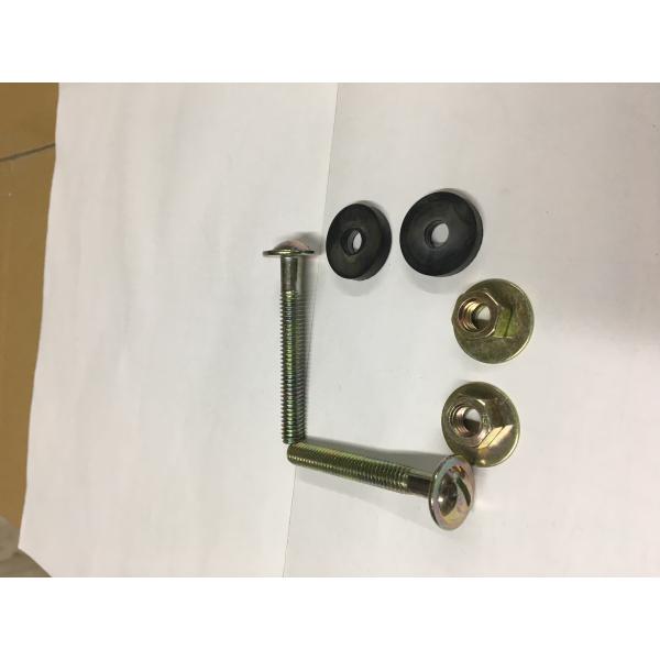 Double Copper Toilet Mounting Hardware , Toilet Tank Mounting Kit Easy Install