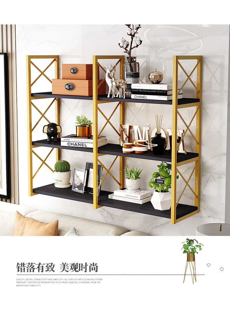 Modular Nordic Wooden Wall Shelf Mount Floating Shelves for Home Decoration