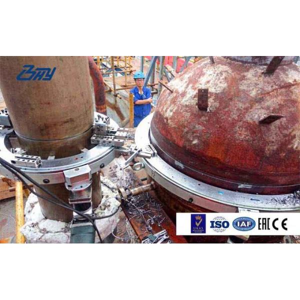 Electric Portable Pipe Cutting And Beveling Machine Split Frame Quick Installation