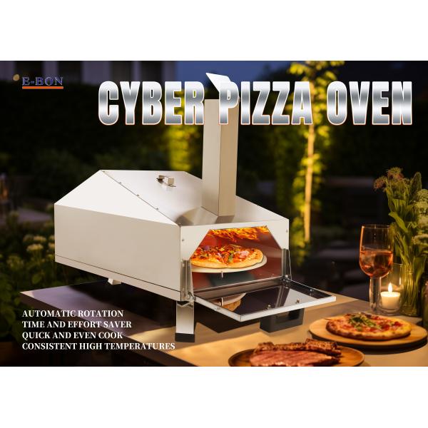 Кибер-печь для пиццы Портативная пиццерия из нержавеющей стали