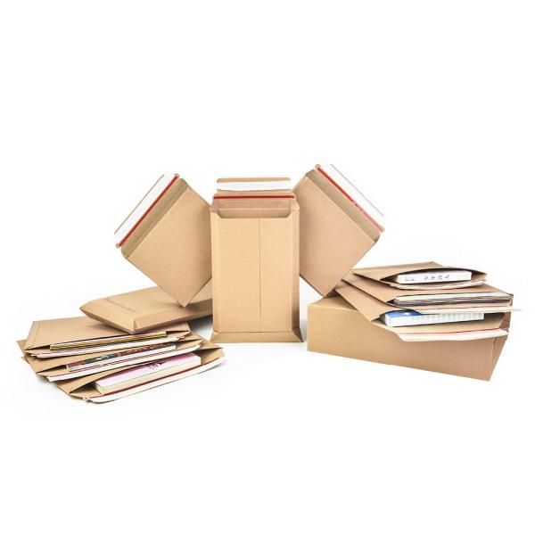 Promotion Grey Board Backed Envelopes with Custom Logo and Kraft Paper Safe Shipping