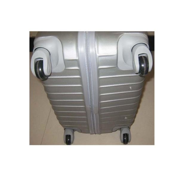 ABS Hard Shell Carry On Luggage Waterproof Silver ABS Material For Travel