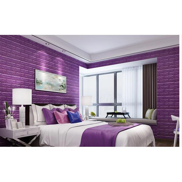 DIY Self Adhesive EVA Foam Wallpapers 3D Brick Wall Stickers for Modern Living Room Decor and Waterproof TV Background
