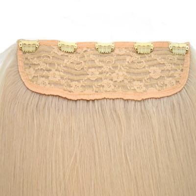 One Piece Long Clip In Hair Extensions Human Hair 100 Gram Full Color