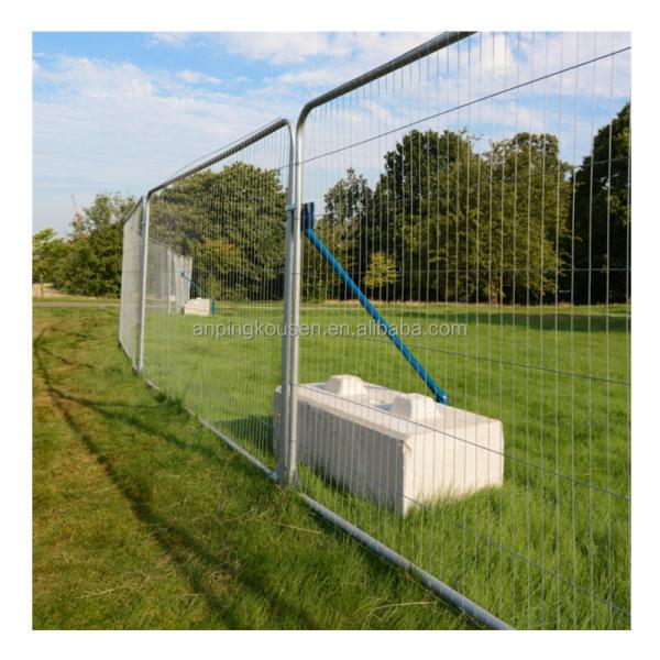 Yellow Australia Standard Removable Mobile Temporary Fence Panel for Construction Site