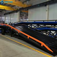 10 Tons Black Mobile Dock Ramp Warehouse Portable Truck Loading Ramp