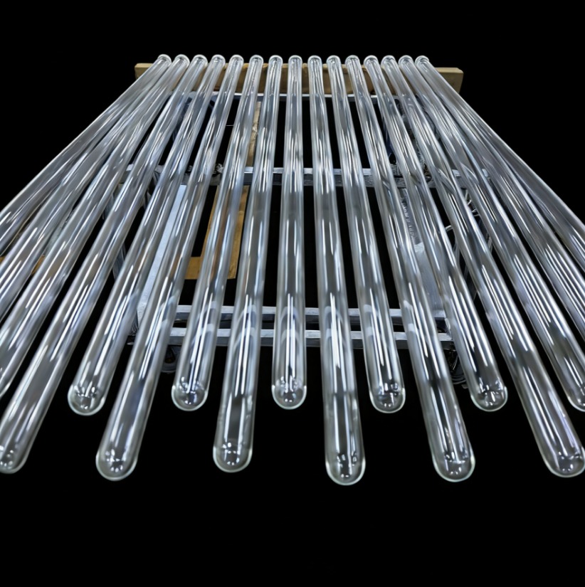 Ozone Free Clear Quartz Pipe Custom Processing Services Bending Cutting Welding