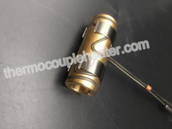 Pressione nos calefatores de bobina de bronze do bocal com aplauso do metal para o sistema quente do corredor