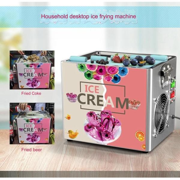 2024 Most Popular Fry Ice Cream Machine with Rapid Refrigeration and Fast Molding