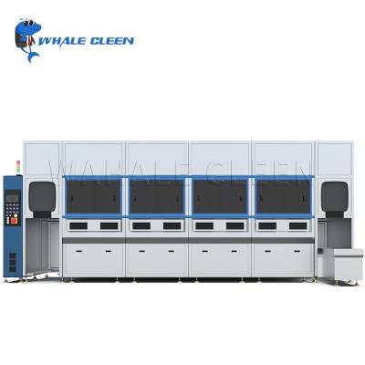 peças totalmente automático da máquina da limpeza 2400W ultrassônica que lavam o dispositivo
