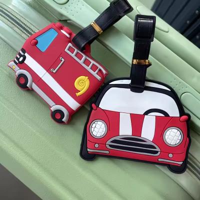 Coloriages de bagages en silicone Cute dessin animé design pour les voyages et les sacs