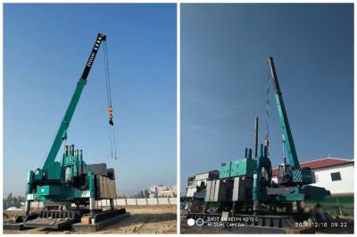 Highway Hydraulic Static Pile Driver / Hydraulic Press In Pile Driver