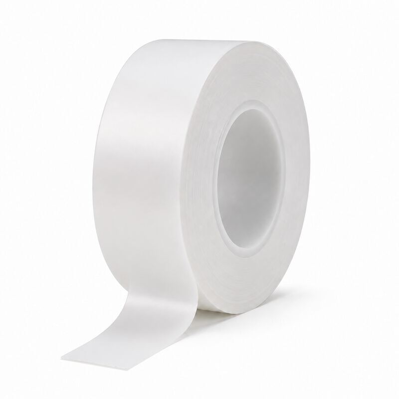 Milky White PTFE Film Tape / Pure PTFE Adhesive Tape / Non-Stick PTFE Tape with Silicone Adhesive and Fiberglass-Free Backing for Heat Sealers, Rollers and Guide Rails