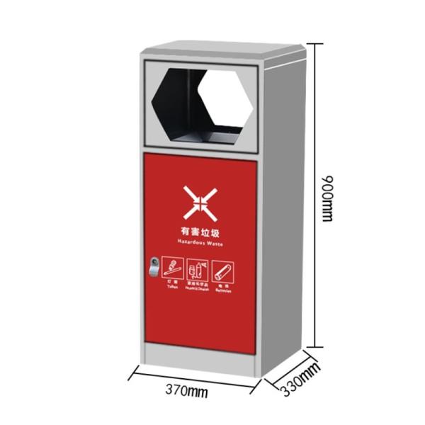 Direct Sales Wholesale Price Trash Bin Industrial Stainless Steel Waste Bin
