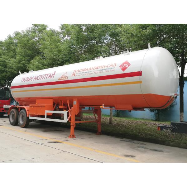 remorque de transport du propane 20T, camion de livraison horizontal de propane de balle capacité de 40000 litres