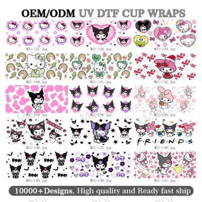 Wholesale Custom Designs Cartoon  Printing Transfer Stickers Cartoon DTF Heat Transfer For Clothing
