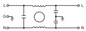 Фильтр питания с низким проходом DAP2 PCB-монтаж однофазный EMI-ЭМК-фильтр питания