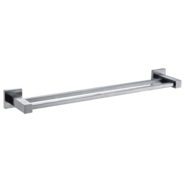 Hotel Bathroom Bath Towel Shelf Holder Rack stainless steel material square design