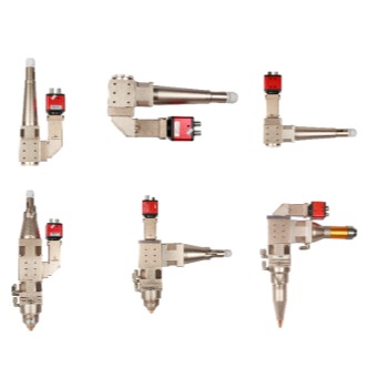 HW cabeza de soldadura láser YAG ligera con fuente láser YAG para material de aluminio