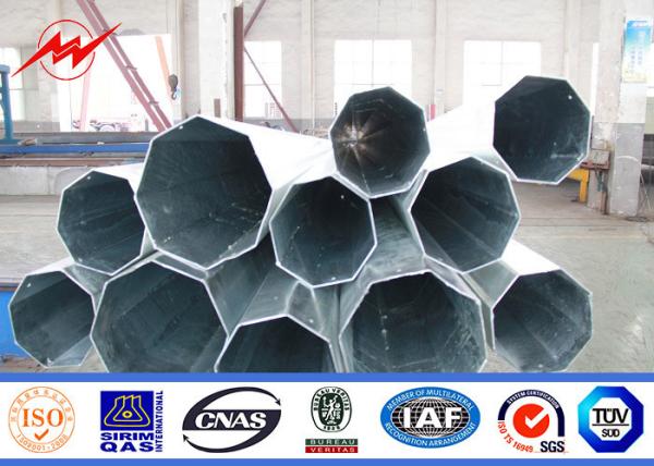 33 Kv Double Circuit Transmission Line Poles For Power Distribution Line Project