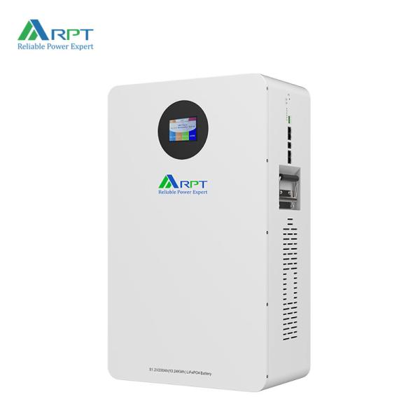 Wall-Mounted Lithium-Ion Battery Energy Storage System (5kWh/10kWh) with Circular Display