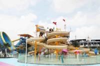 Parc aquatique d'Aqua d'enfants/adultes de 1 d'an de garantie terrain de jeu d'Aqua avec la glissière d'eau