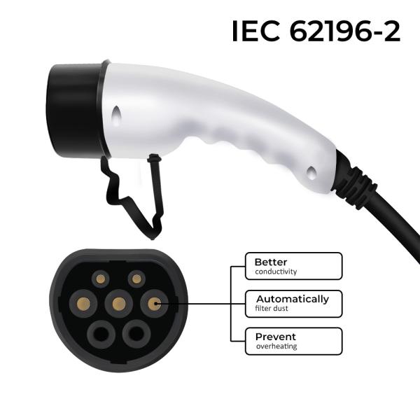 50HZ/60HZ Portable EV Charger EVSE Box Type 1 Type 2 Mode 2