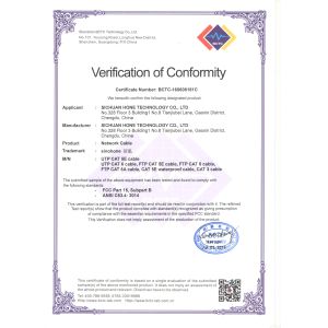 Sichuan hone technology co.,ltd, Certifications