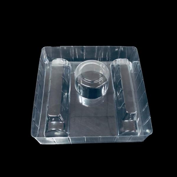 Plateau à ampoules en plastique PET personnalisé pour emballage de soins de la peau
