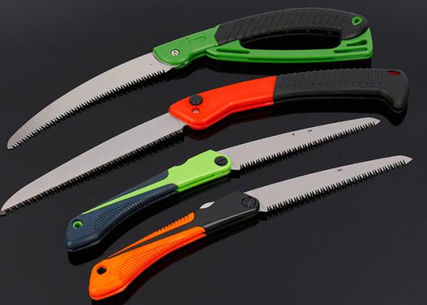 Manual Gardening Hand Tools , Hand Held Tree Saw Foldable With Fixed Blade