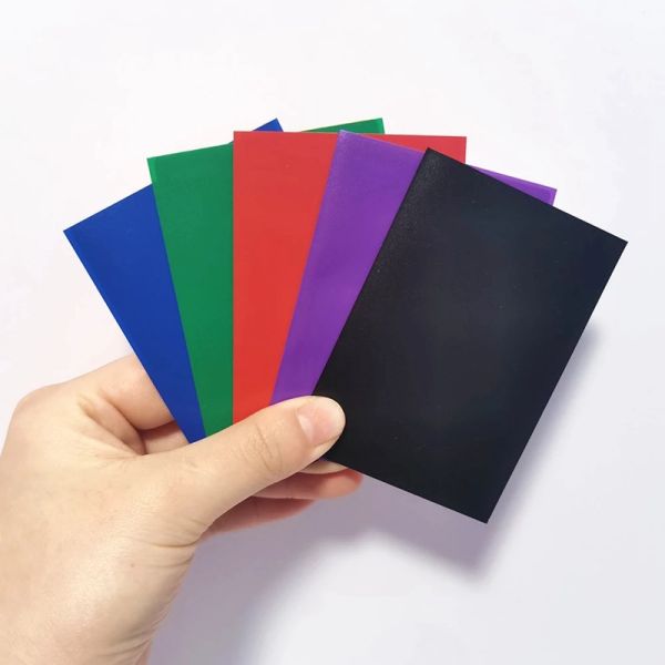 High Quality Custom Printed Hologram Plastic Color Matte Board Premium Games Card Sleeves