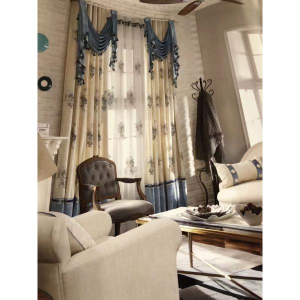 Hollowed White Cotton Lace Embroidery Muslin Curtains Blackout Window Hotels Hospitals