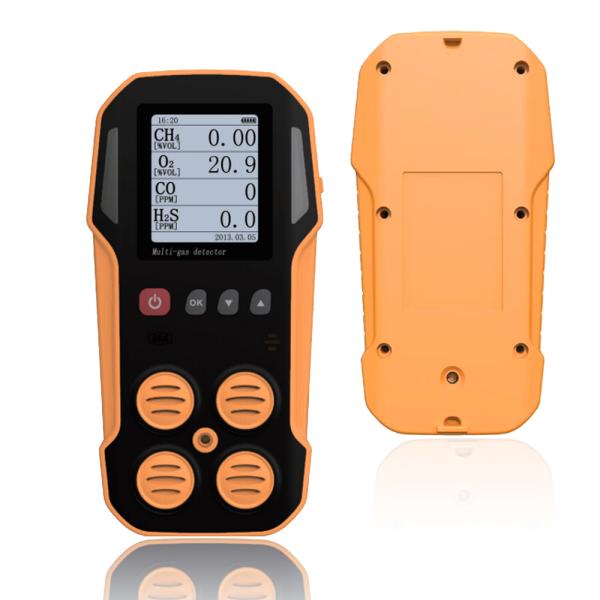 Industrial-Grade Portable Multi-Gas Detector: High Accuracy via Infrared/Catalytic Sensors, Smart Alarm & Safety Certifications